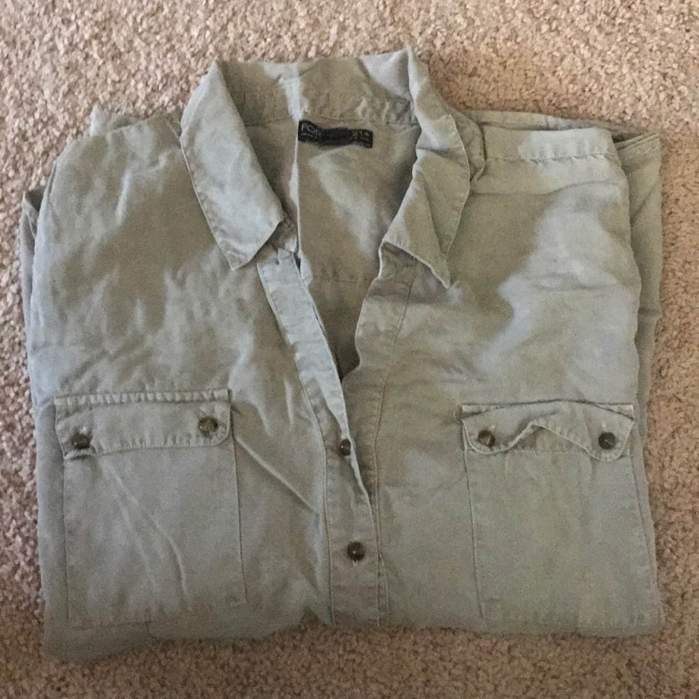 Light Green Button Down